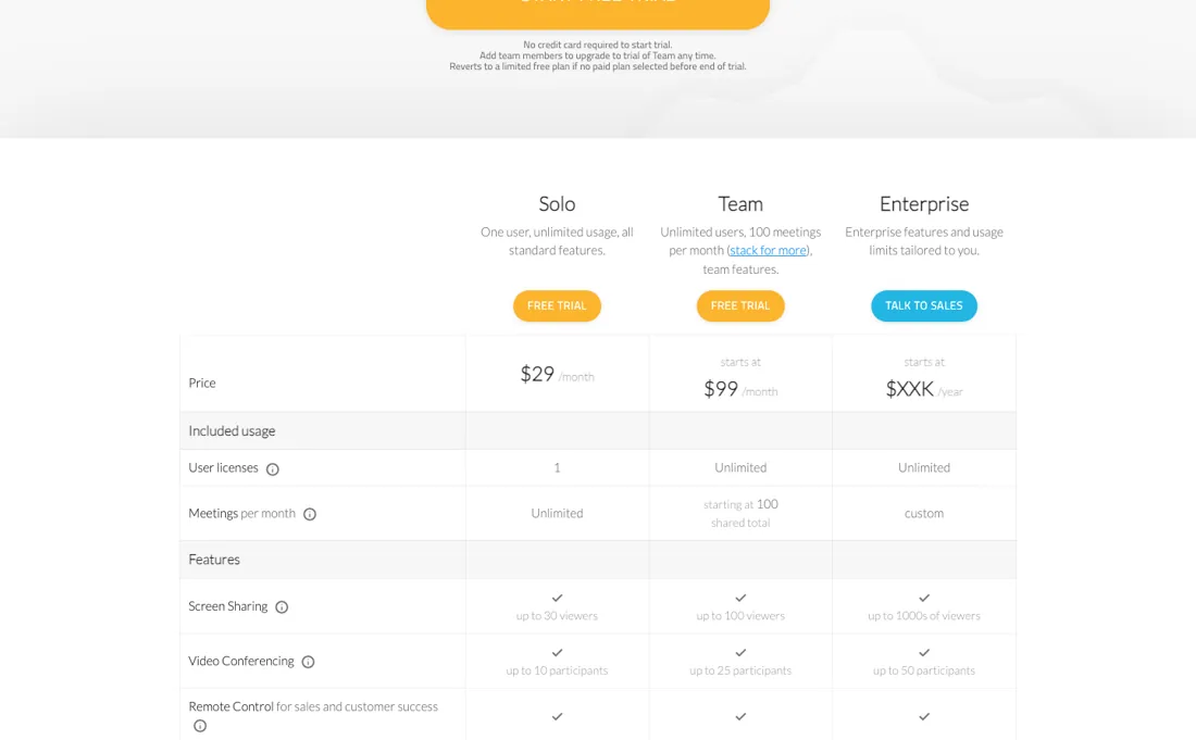 CrankWheel pricing page