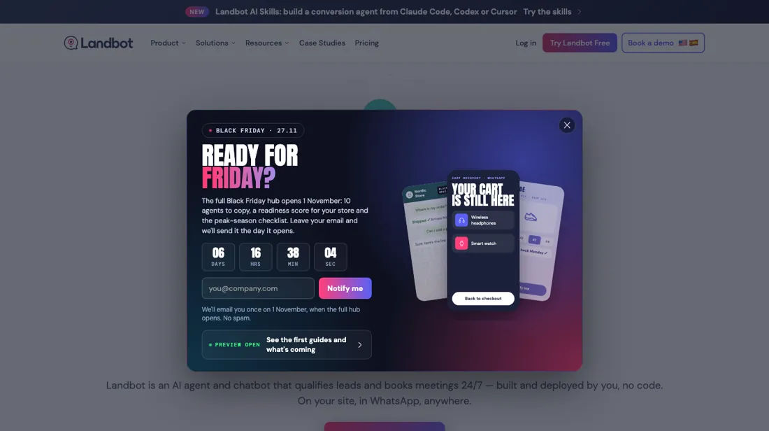 Landbot product