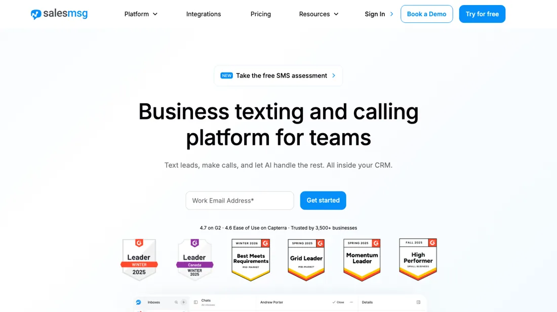 Salesmsg product